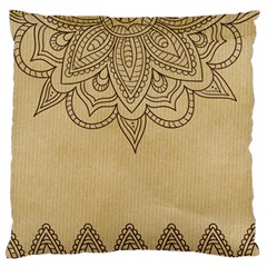 Vintage Background Paper Mandala Standard Flano Cushion Case (two Sides) by Celenk