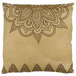 Vintage Background Paper Mandala Large Flano Cushion Case (Two Sides) Front