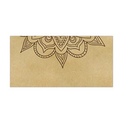 Vintage Background Paper Mandala Yoga Headband by Celenk