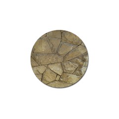 Brick Wall Stone Kennedy Golf Ball Marker by Celenk