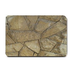 Brick Wall Stone Kennedy Small Doormat  by Celenk