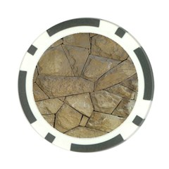 Brick Wall Stone Kennedy Poker Chip Card Guard by Celenk