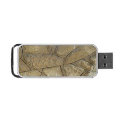 Brick Wall Stone Kennedy Portable Usb Flash (one Side) by Celenk