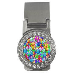 Flowers Ornament Decoration Money Clips (cz)  by Celenk