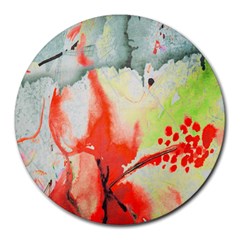 Fabric Texture Softness Textile Round Mousepads by Celenk