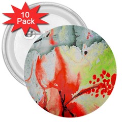 Fabric Texture Softness Textile 3  Buttons (10 Pack)  by Celenk