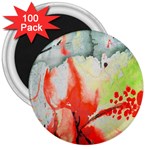 Fabric Texture Softness Textile 3  Magnets (100 pack) Front