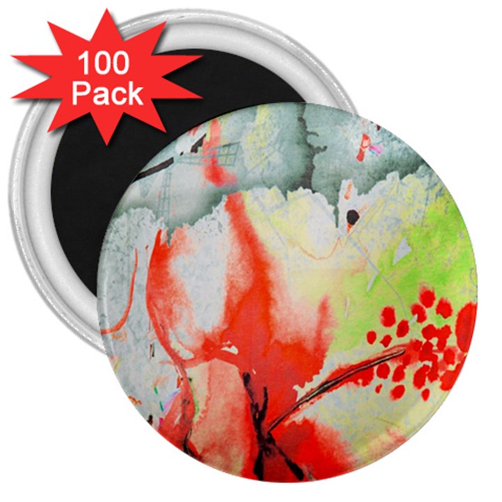 Fabric Texture Softness Textile 3  Magnets (100 pack)