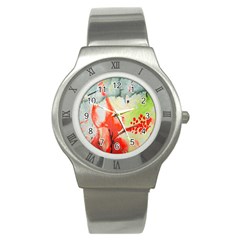 Fabric Texture Softness Textile Stainless Steel Watch by Celenk