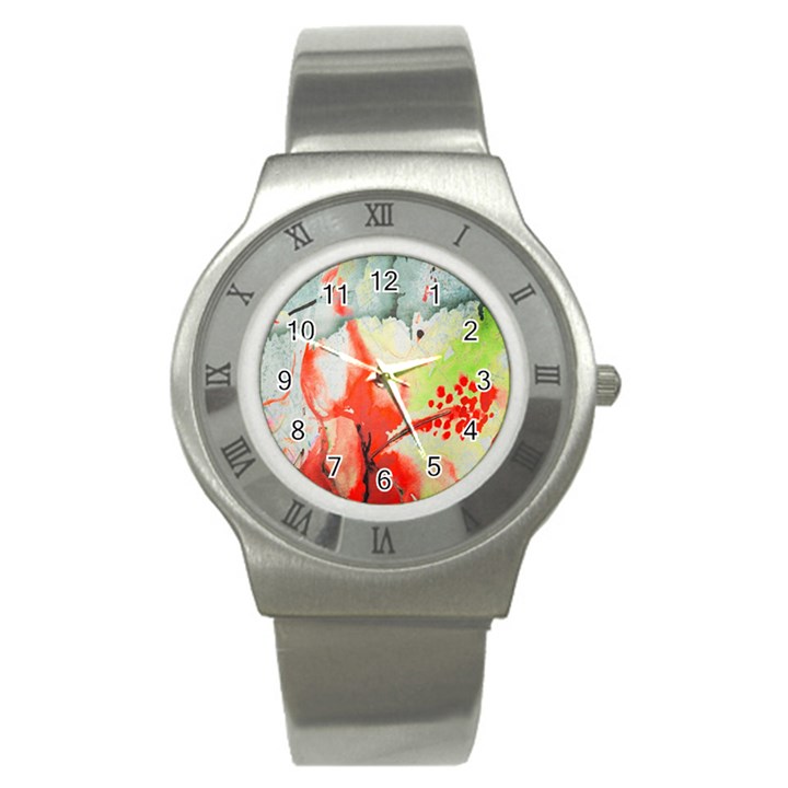 Fabric Texture Softness Textile Stainless Steel Watch