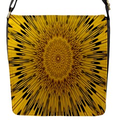 Pattern Petals Pipes Plants Flap Messenger Bag (s) by Celenk