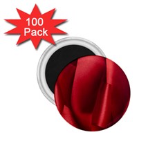 Red Fabric Textile Macro Detail 1 75  Magnets (100 Pack)  by Celenk