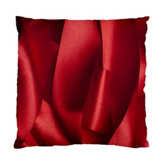 Red Fabric Textile Macro Detail Standard Cushion Case (one Side) by Celenk