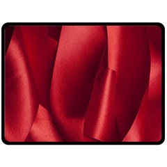 Red Fabric Textile Macro Detail Double Sided Fleece Blanket (large)  by Celenk