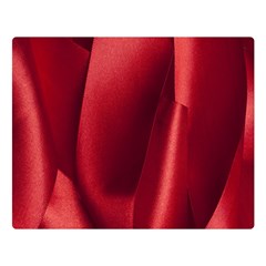 Red Fabric Textile Macro Detail Double Sided Flano Blanket (large)  by Celenk