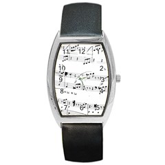 Abuse Background Monochrome My Bits Barrel Style Metal Watch by Celenk