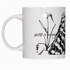 Animal Bird Forest Nature Owl White Mugs by Celenk