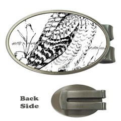 Animal Bird Forest Nature Owl Money Clips (oval)  by Celenk