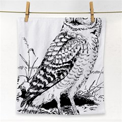 Animal Bird Forest Nature Owl Face Towel by Celenk