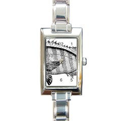 Animal Fish Ocean Sea Rectangle Italian Charm Watch by Celenk