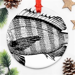 Animal Fish Ocean Sea Ornament (round) by Celenk