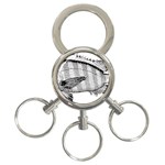 Animal Fish Ocean Sea 3-Ring Key Chains Front