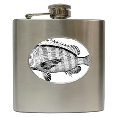 Animal Fish Ocean Sea Hip Flask (6 Oz) by Celenk