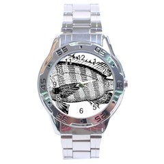 Animal Fish Ocean Sea Stainless Steel Analogue Watch by Celenk