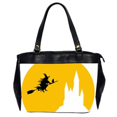 Castle Cat Evil Female Fictional Office Handbags (2 Sides)  by Celenk