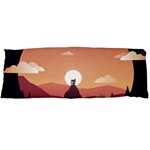 Design Art Hill Hut Landscape Body Pillow Case (Dakimakura) Body Pillow Case