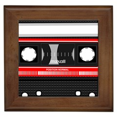 Compact Cassette Musicassette Mc Framed Tiles by Celenk