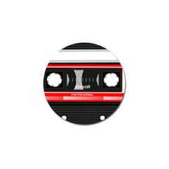 Compact Cassette Musicassette Mc Golf Ball Marker by Celenk