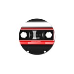 Compact Cassette Musicassette Mc Golf Ball Marker Front