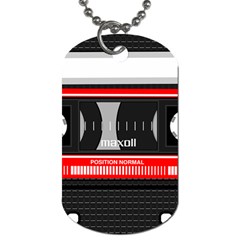 Compact Cassette Musicassette Mc Dog Tag (two Sides) by Celenk