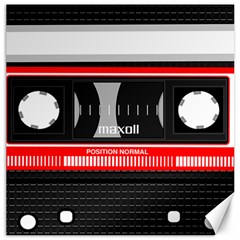 Compact Cassette Musicassette Mc Canvas 20  X 20   by Celenk