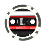 Compact Cassette Musicassette Mc Poker Chip Card Guard Back