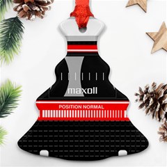 Compact Cassette Musicassette Mc Ornament (christmas Tree)  by Celenk