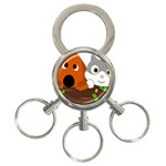 Baby Decoration Cat Dog Stuff 3-Ring Key Chains Front