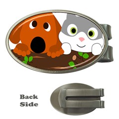 Baby Decoration Cat Dog Stuff Money Clips (oval)  by Celenk