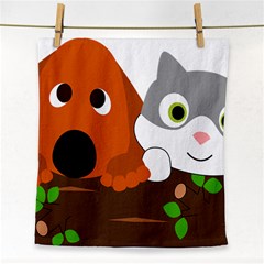 Baby Decoration Cat Dog Stuff Face Towel by Celenk