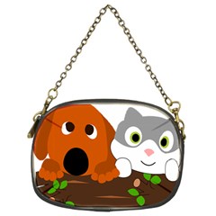 Baby Decoration Cat Dog Stuff Chain Purses (two Sides)  by Celenk