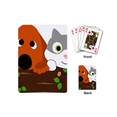 Baby Decoration Cat Dog Stuff Playing Cards (mini)  by Celenk