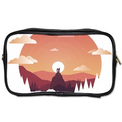 Design Art Hill Hut Landscape Toiletries Bags