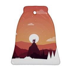 Design Art Hill Hut Landscape Ornament (Bell)