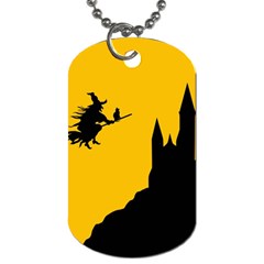 Castle Cat Evil Female Fictional Dog Tag (one Side) by Celenk