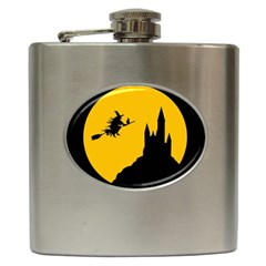 Castle Cat Evil Female Fictional Hip Flask (6 Oz) by Celenk