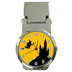 Castle Cat Evil Female Fictional Money Clip Watches by Celenk