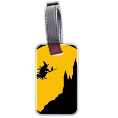 Castle Cat Evil Female Fictional Luggage Tags (two Sides) by Celenk