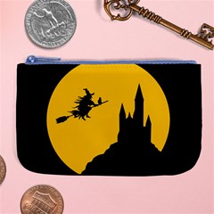 Castle Cat Evil Female Fictional Large Coin Purse