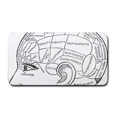 Brain Chart Diagram Face Fringe Medium Bar Mats